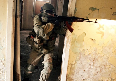 Тактический тренинг по штурму зданий прошел в Москве