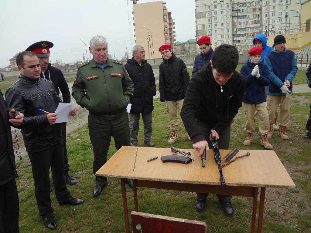 Допризывники вышли на старты спартакиады