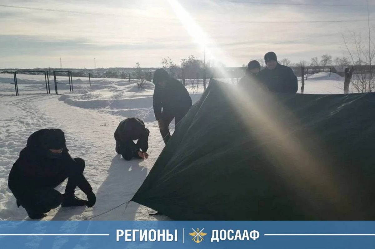 В Целинной школе прошёл военно-спортивный «Рубеж»