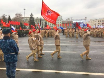 Самарские юнармейцы участвовали в параде Памяти