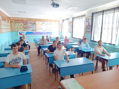Курсанты ДОСААФ Дагестана участвовали в «Уроке мужества»