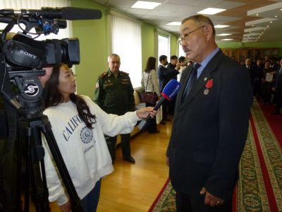 Высокой наградой отмечен активист ДОСААФ