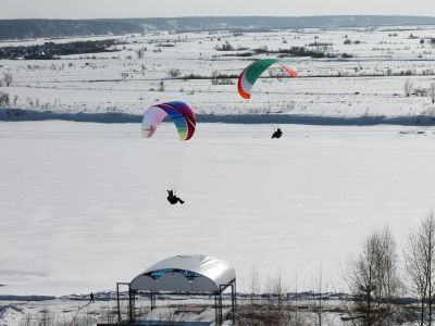 Томские парапланеристы открыли сезон