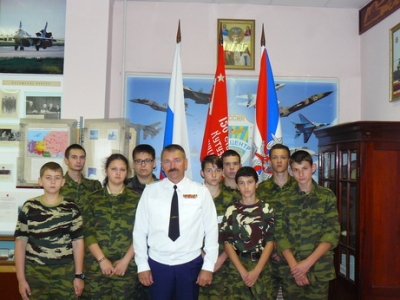 Ребята из «Сапсана» побывали в гостях у военных летчиков
