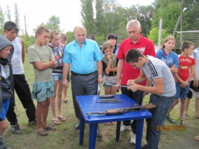 «День ДОСААФ» в детском оздоровительном центре