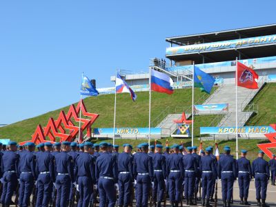 На полигоне в Алабино отметили 91-ю годовщину ВДВ