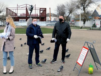 В Моршанске стартовала акция бесплатной раздачи многоразовых масок