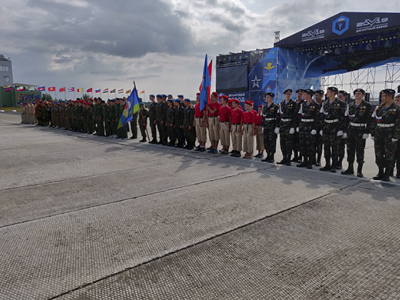 Юнармейская эстафета военно-патриотических клубов прошла под Псковом