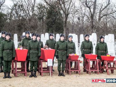 В День неизвестного солдата на Керченском воинском кладбище нашел покой 21 советский солдат