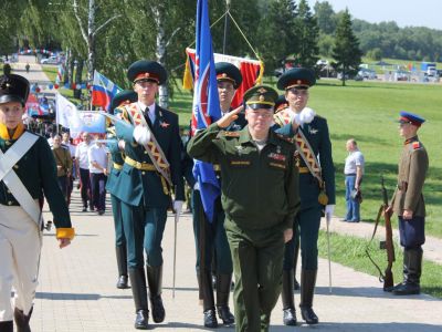 Масштабный пробег сделал остановку на Бородинском поле