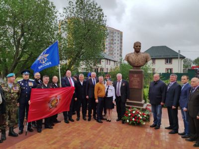Первый памятник Василию Маргелову в Калининградской области